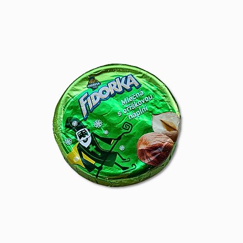  Fidorka - mléčná s oříškovou náplní, 30 g